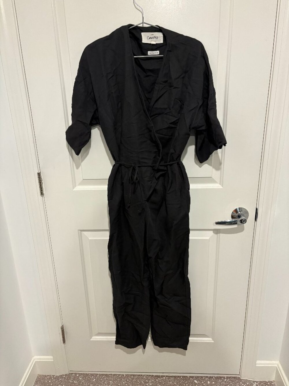 Ming brand Black linen jumpsuit